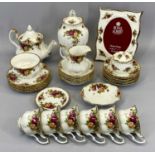 ROYAL ALBERT OLD COUNTRY ROSES TEA & OTHER WARE - approximately 30 pieces