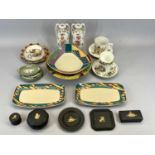 CERAMICS ASSORTMENT - to include Rosenthal Studio Line Art Deco pieces (3), signed 'Hofner?', a pair