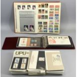 STAMPS - Royal Mail binder with approximately 30 first day covers, also a quantity of mint