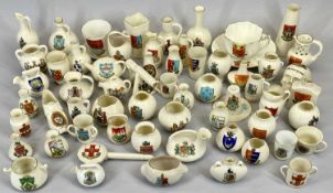 W H GOSS & OTHER CRESTED WARE ASSORTMENT