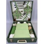 BREXTON VINTAGE PICNIC HAMPER with good contents