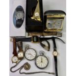 LADY'S & GENT'S WRISTWATCHES and other time pieces group, to include a Cymrex base metal pocket