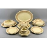 ROYAL DOULTON MID-CENTURY TYPE DINNERWARE - pattern 05666, approximately 26 pieces