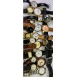 LADY'S & GENT'S WRISTWATCHES - a mixed collection of approximately 20 with most having leather