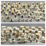 W H GOSS & OTHER CRESTED WARE, an excellent collection, along with good commemorative beakers and