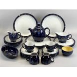 DENBY 'BAROQUE' TABLEWARE - approximately 25 pieces (plus an odd pattern sugar bowl)