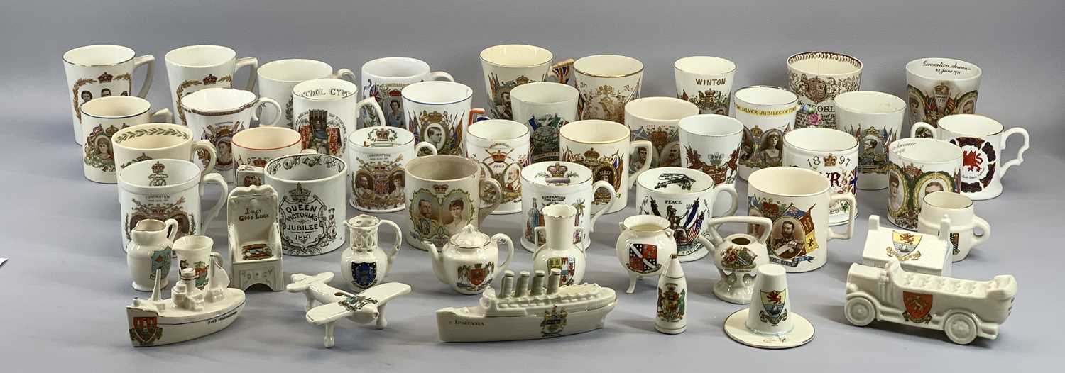 W H GOSS & OTHER CRESTED WARE, an excellent collection, along with good commemorative beakers and - Image 2 of 3