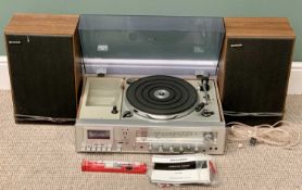 VINTAGE SHARP MUSIC CENTRE WITH SPEAKERS - SG-220E