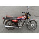 VINTAGE MOTORCYCLE - Honda CG125 CDI, Registration Y768 EJR, with paperwork