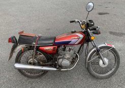 VINTAGE MOTORCYCLE - Honda CG125 CDI, Registration Y768 EJR, with paperwork