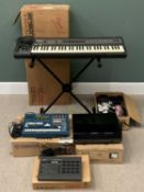 MUSICAL EQUIPMENT - to include Ensoniq Electronic Keyboard, Yamaha RM1X Sequence Remixer, a Roland