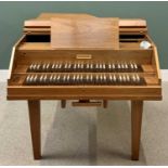 SABATHIL HARPSICHORD - two 8ft and one 4ft choir metal framed, made in Canada 1963 labelled Opus