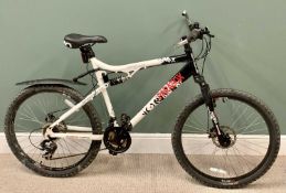 PARADOX APOLLO 21 SPEED FULL SUSPENSION BIKE, 109cms H overall, 180cms L approximate