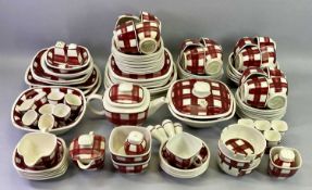 T G GREEN & CO LTD PATIO GINGHAM IN RED - over 100 pieces