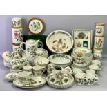 PORTMEIRION BOTANIC GARDENS TABLEWARE - approximately 100 pieces to include eleven 27cms diameter