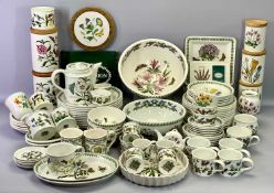 PORTMEIRION BOTANIC GARDENS TABLEWARE - approximately 100 pieces to include eleven 27cms diameter