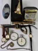 LADY'S & GENT'S WRISTWATCHES and other time pieces group, to include a Cymrex base metal pocket