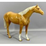 BESWICK LARGE PALOMINO HORSE - 28cms H, 37cms L