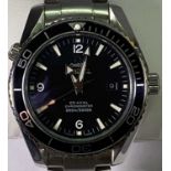 AMENDED DESCRIPTION: UNNUMBERED OMEGA SEAMASTER PROFESSIONAL - Planet Ocean gent's stainless steel