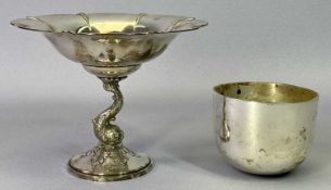AMERICAN & CHESTER SILVER, 2 ITEMS - to include a Julius Olaf Randahl sterling stamped lobed top