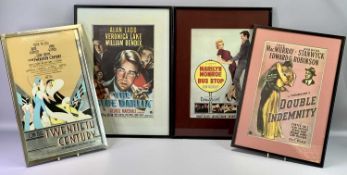 REPRODUCTION FILM & THEATRE POSTERS (4) - 'On the 20th Century', 'Marilyn Monroe in Bus Stop', '