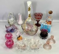 ART & FANCY GLASS ASSORTMENT - to include Venetian