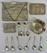 SMALL SILVER, WHITE METAL COLLECTABLES GROUP, the silver all with Sheffield hallmarks to include a