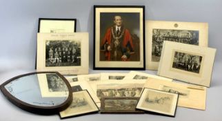EPHEMERA - historical photographs relating to Bangor University and Cathedral etc, also, antique