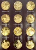 COMMEMORATIVE MEDALS/MEDALLIONS COLLECTION - to include Chaucer and the Canterbury Tales, 36