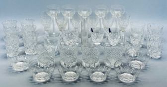 STUART CRYSTAL & OTHER GLASSWARE - a large collection of drinking glasses, some boxed, and twist