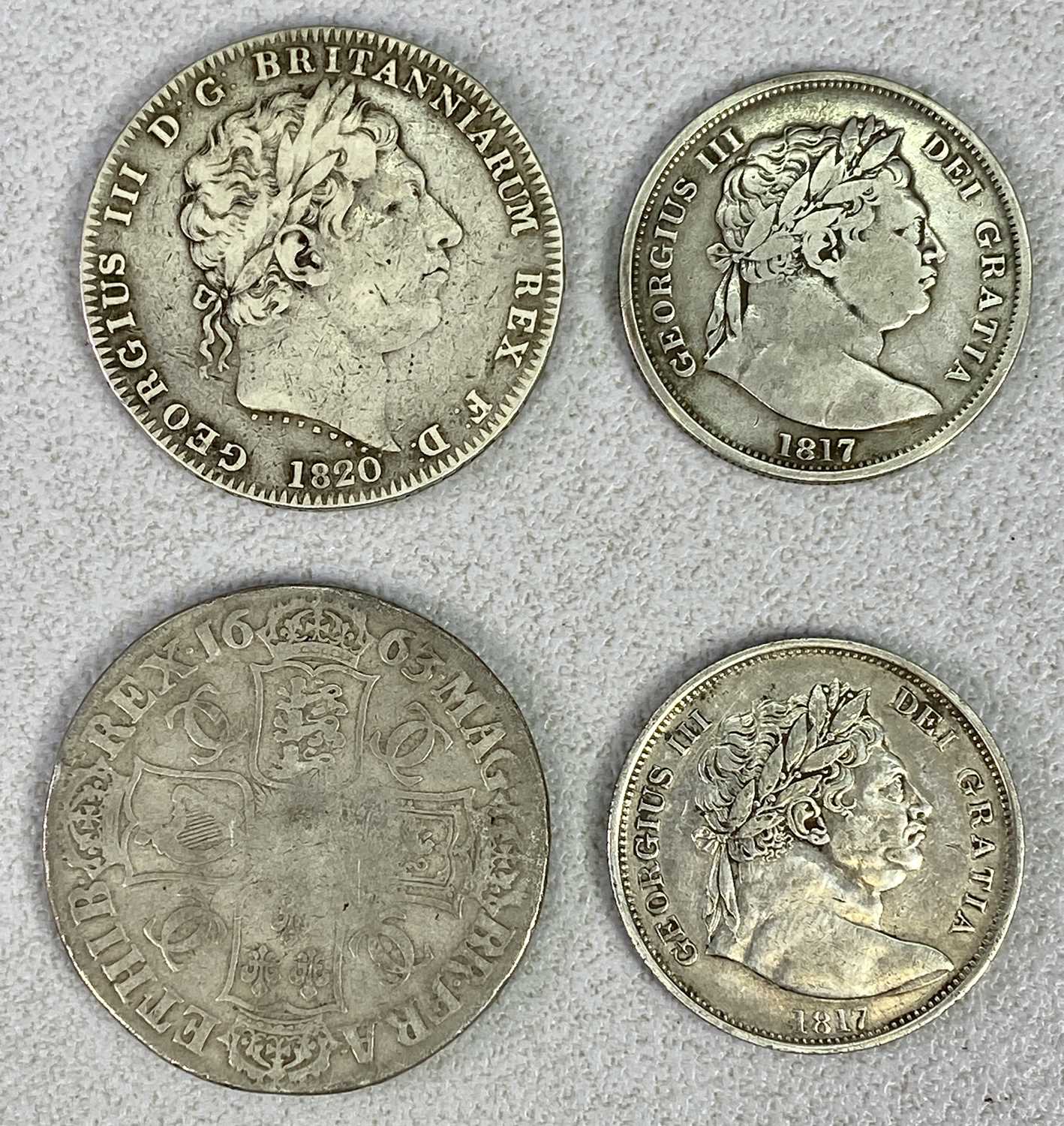 CHARLES II 1663 & LATER SILVER & BRONZE PRE-DECIMAL COIN COLLECTION - all British, 10 shilling - Image 2 of 8