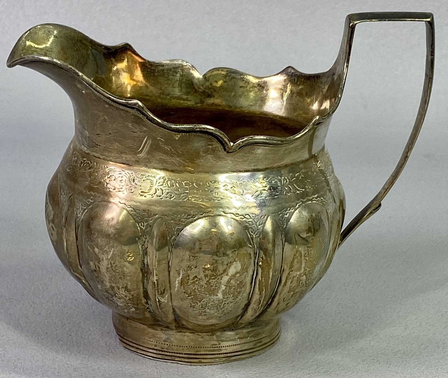 SMALL SILVER - a mixed quantity to include a George III milk jug, London 1800, indistinct maker's - Image 2 of 4