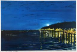 M K HOPPER limited edition (2/10) print - entitled 'The Mumbles', signed and dated '09, 36 x