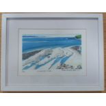 HEATHER TREHARNE JONES limited edition (5/200) print - 'Donats Bay Summer', 33 x 43cmsComments: