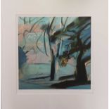 MAGGIE JAMES limited edition (4/200) print - 'House and Trees 2', signed, 60 x 59cms