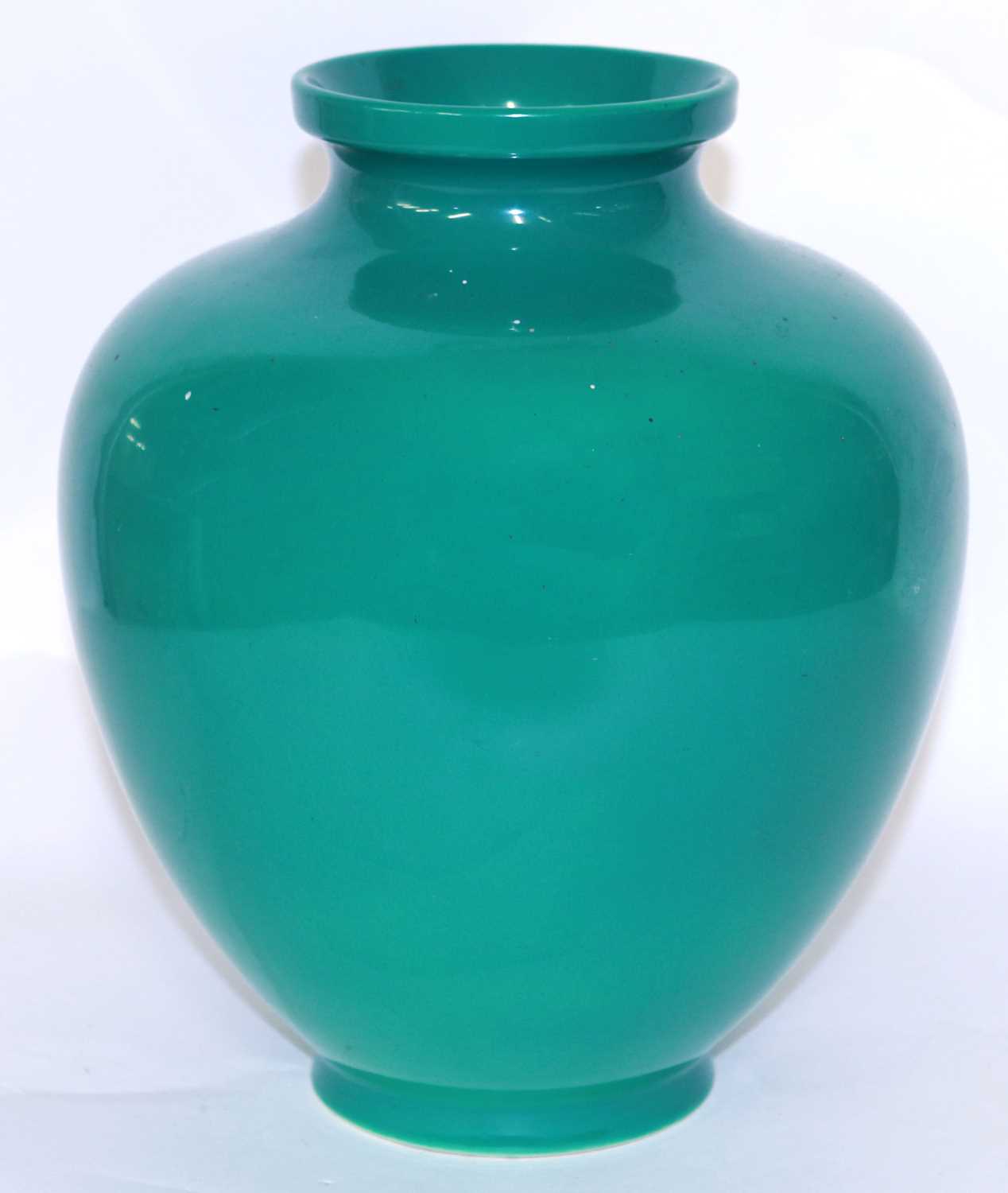 Rare green 1920's Royal Doulton Art Deco vase