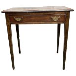 19th Century Single Drawer Side Table