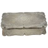 Good Quality Silver Snuff Box. 81 g. Continental, Possibly Chinese.