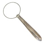 Silver Handled Magnifying Glass. 38 g all in. Sheffield 1909, John Sanderson