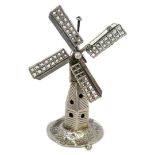 Novelty Silver Windmill. 13 g. Sheffield Import 1896, Samuel Boyce Landeck