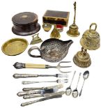 Quantity of Silver Flatwares, Brass and Other Items.