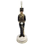 Military Interest. Cornet, 13th Hussars, 1900. Limited Edition, Michael Sutty Porcelain.