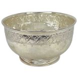 Liberty and Co. Good Quality Arts and Crafts Silver Bowl. 230 g. Birmingham 1916