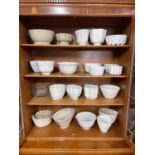 Twenty Three vintage jelly moulds including Shelley