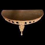 Giltwood Demi-Lune Console Table