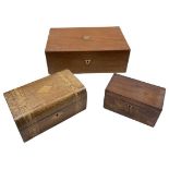 3 Assorted Wooden Boxes.