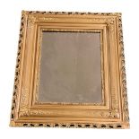 A Victorian Gilt Gesso Mirror