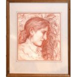 PRE-RAPHAELITE SCHOOL (19TH/20TH CENTURY) Portrait of a Lady