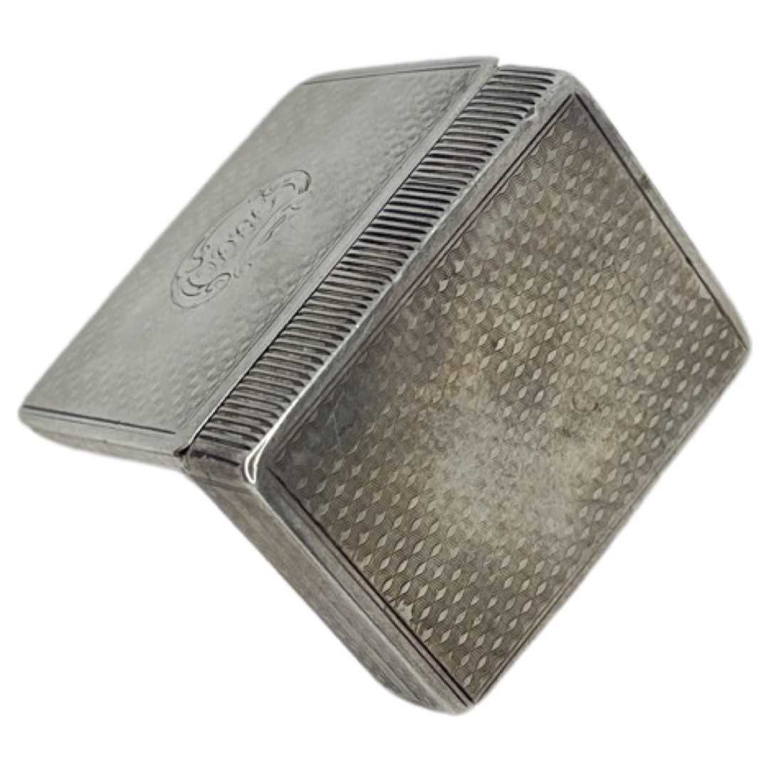 Small Silver Snuff Box. 19 g. Birmingham 1847, Edward Smith - Image 3 of 3