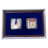 Cased Beijing 2008 Olympics Torch Relay Commemorative Medals